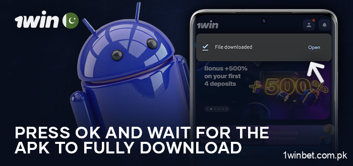 Download the 1Win app on your Android device