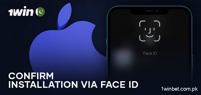 Allow the installation of the 1Win app on iOS via Face ID