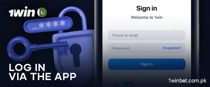 Authorization in 1Win app - the login process