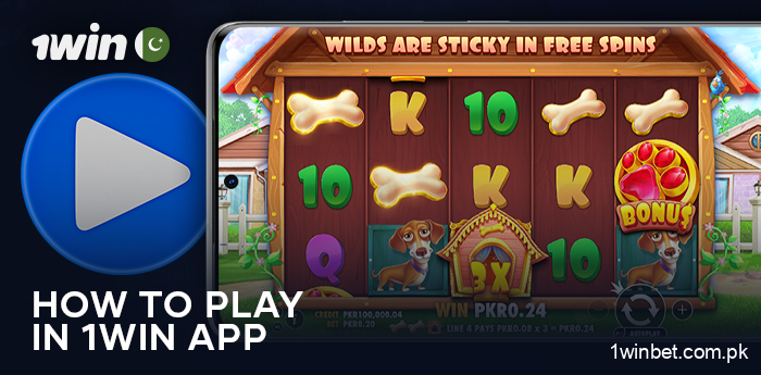 Playing at a casino through 1Win app - how to get started