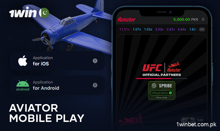 Download the 1Win app for betting on Aviator
