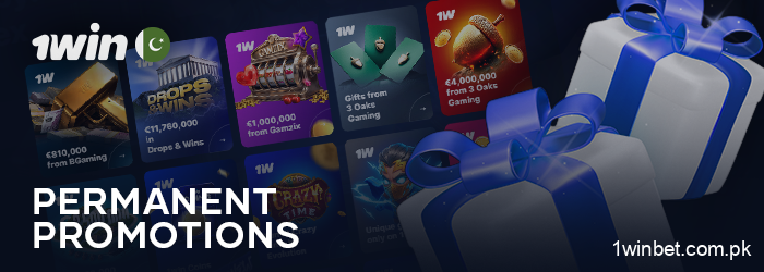 Other bonuses for players at 1Win online casino