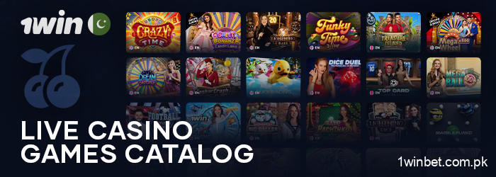 Types of live games at 1Win online casino - 500+ live games