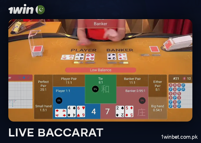 The best live baccarat games at 1Win Casino