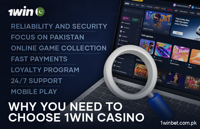 Reasons to choose 1Win Casino for Pakistani residents