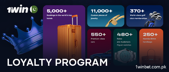 Join 1Win's VIP program for Pakistanis