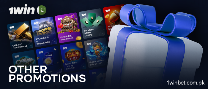 Other bonuses at 1Win online casino for residents of Pakistan
