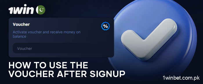 Activate the promo code in personal account at 1Win Casino