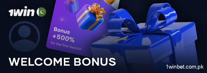 Use the 1Win welcome bonus when registering - get up to 500%